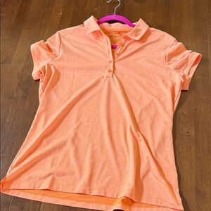 Women's Orange Polo Golf Shirt